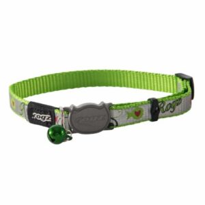 ROGZ REFLECTOCAT SAFETY COLLAR SMALL - LIME (CB40-L)