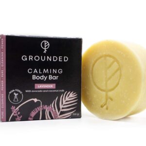GROUNDED BODY BAR - CALMING -LAVENDER, COCONUT, AVOCADO 150g