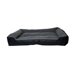 FLEX PET BED GRAY ON BLACK- LARGE