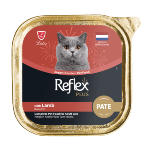 REFLEX PLUS ALUTRAY PATE WITH LAMB FOR CATS 85GR