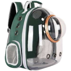 CS CAT CARRIER SHOULDER TRAVEL BACKPACK BAG- GREEN