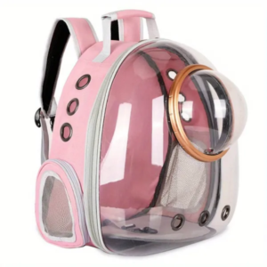 CS CAT CARRIER SHOULDER TRAVEL BACKPACK BAG- PINK