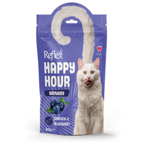 PACK OF 10 - REFLEX HAPPY HOUR CAT TREAT URINARY 60GR