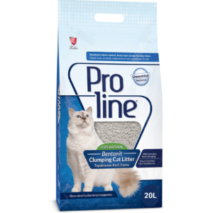 PROLINE BENTONITE CLUMPING CAT LITTER ODOURLESS 20L