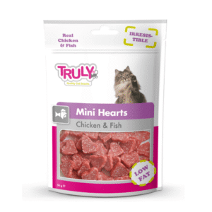 Truly Mini Hearts Chicken & Fish For Cat 50G