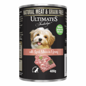 ULTIMATES DOG CAN LAMB MINCE GRAVY 400G