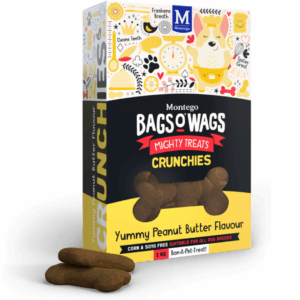 Montego Bags O' Wags Dog Treats - Peanut Butter Crunchies 1kg