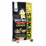 Montego Bags O' Wags Dog Treats - Peanut Butter Paws 120g