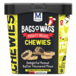 Montego Bags O' Wags Dog Treats - Peanut Butter Paws 500g