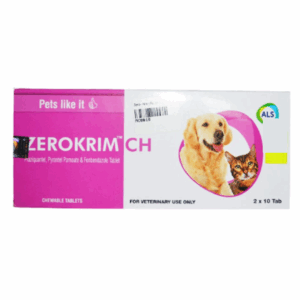 Zerokrim CH Dewormer for Cats & Dogs - 20 Tablets