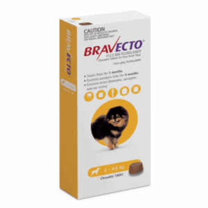 BRAVECTO CHEWABLE 112.5MG (2-4.5KG)