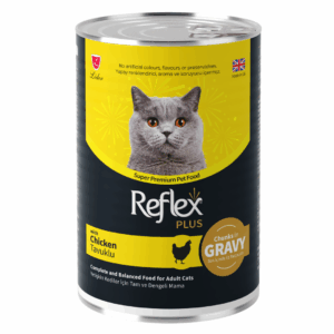 Reflex Plus Adult Cat Food Canned - Chicken Chunks in Gravy 0.4kg